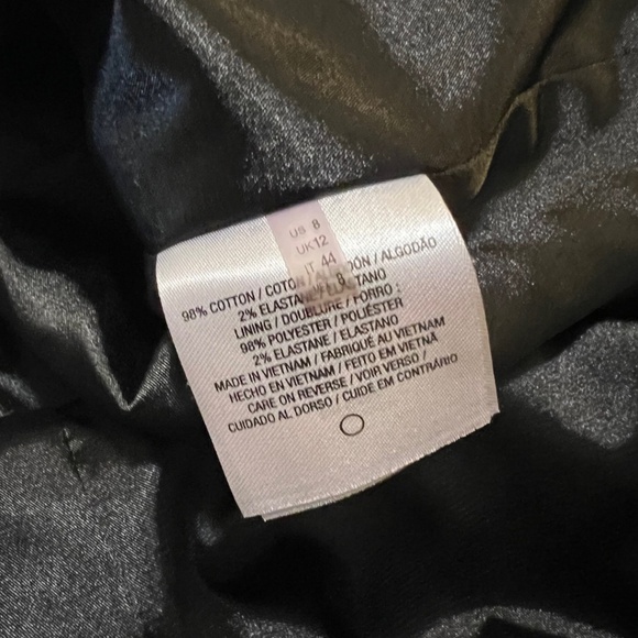 T Tahari Dress S 8 Purple, Blue, Navy, Green Sheath Patterned Professional Work - Picture 15 of 15